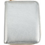Silver Leatherette Travel Case