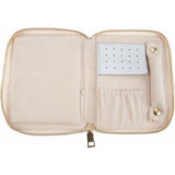 Silver Leatherette Travel Case