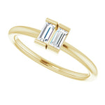 Diamond Two-Stone Ring 1/4 ctw