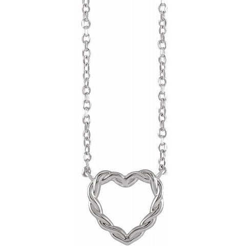 Rope Heart Necklace