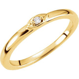 Diamond Stackable Ring .025 ctw