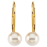 Akoya Pearl Earrings - 14K Yellow Gold - Henry D