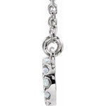 Petite Diamond Infinity Necklace .08 ctw 16" - Henry D Jewelry