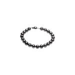 Black Freshwater Pearl Bracelet - Sterling Silver - Henry D