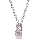 Diamond Solitaire Necklace .27 ct