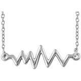Heartbeat Necklace 16-18" - Henry D Jewelry