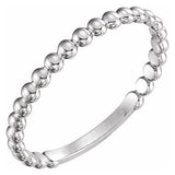 Bead Stackable Ring - Henry D