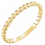 Bead Stackable Ring - Henry D