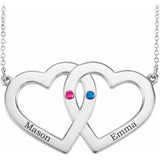 Family Engravable Heart Necklace - Henry D