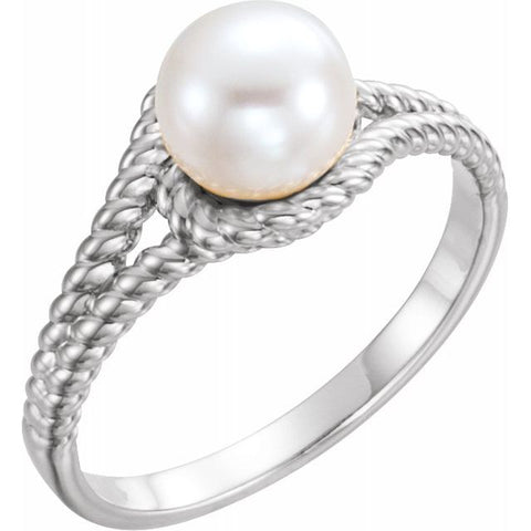 Freshwater Pearl Rope Ring