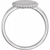 Beaded Engravable Ring - Henry D