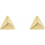 Petite Pyramid Earrings