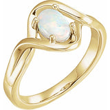 Opal Freeform Ring