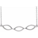 Geometric Bar Necklace 16-18" - Henry D Jewelry