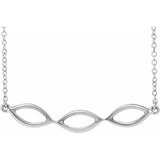 Geometric Bar Necklace 16-18" - Henry D Jewelry