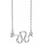 Petite Snake Necklace 16-18" - Henry D Jewelry