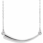 Horn Bar Necklace 16-18" - Henry D Jewelry