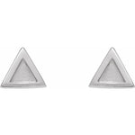 Petite Triangle Earrings
