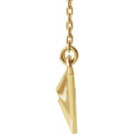 Pyramid Bar Necklace 16-18" - Henry D Jewelry
