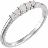 Opal Graduated Five-Stone Ring