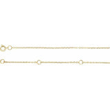Adjustable Diamond-Cut Cable Chain - Henry D