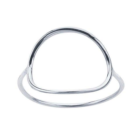 Open Circle Ring - Sterling Silver