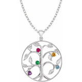 Family Tree Necklace - Sterling Silver