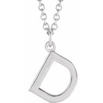 Initial Dangle Necklace