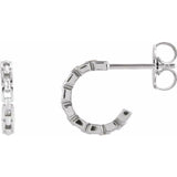 Chain Link Hoop Earrings - Henry D