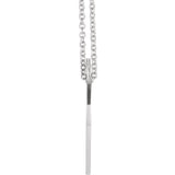 Pierced Loop Engravable Necklace