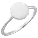 Be Posh® Round Engravable Ring - Henry D