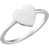 Be Posh® Heart Engravable Ring - Henry D