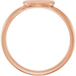 Be Posh® Cushion Engravable Ring - Henry D