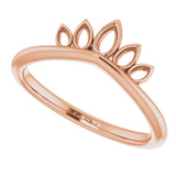 Marquise-Shaped Crown Ring
