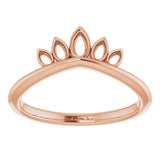 Marquise-Shaped Crown Ring