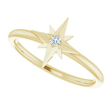 Diamond Star Ring .03 ctw