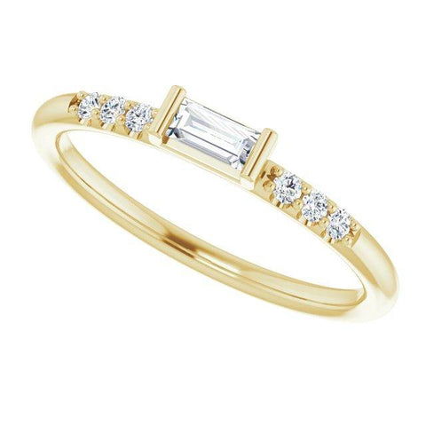 Baguette Diamond Ring 1/5 ctw - Henry D