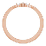 3 Stone Diamond Ring 1/8 ctw - Henry D