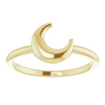 Crescent Moon Ring