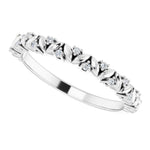 Diamond Leaf Stackable Ring .07 ctw - Henry D Jewelry