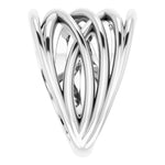 Criss Cross Ring - Sterling Silver