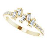 Scattered Diamond Ring 1/3 ctw