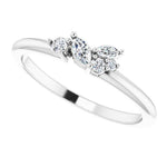 Diamond Marquise Stackable Ring 1/6 ctw - Henry D Jewelry