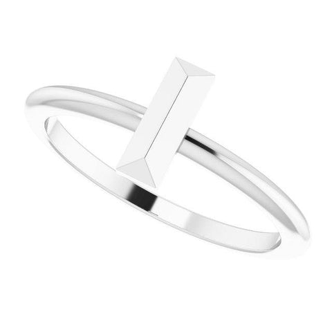 Bar Stackable Ring - Sterling Silver - Henry D