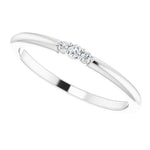 Diamond Stackable Ring .04 ctw