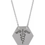 Medical Engraved Disc Necklace - Henry D