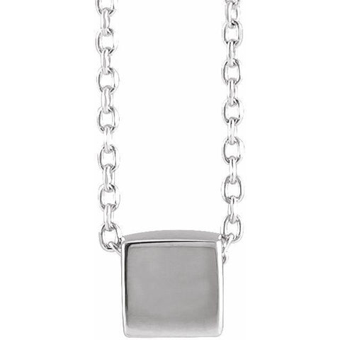 Cube Necklace 18" - Henry D Jewelry