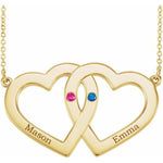 Family Engravable Heart Necklace - Henry D
