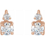 Lab-Grown Diamond Earrings 1/2 ctw