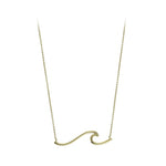 Wave Necklace - 14K Yellow Gold